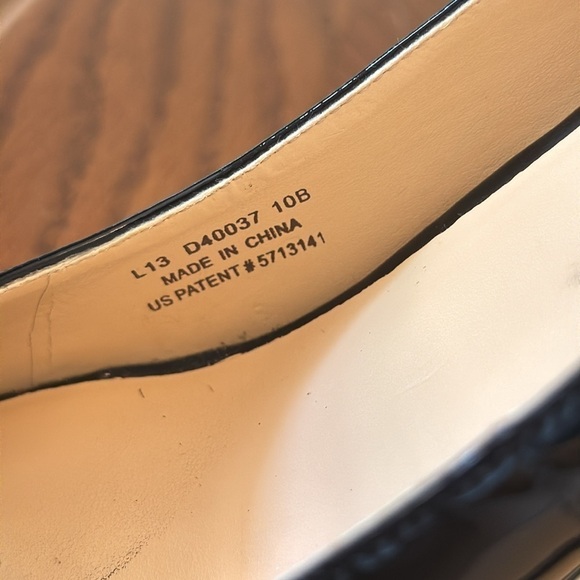 COLE HAAN Nike Air Lainey Patent Leather Peep Toe 10B 10 - Picture 3 of 11